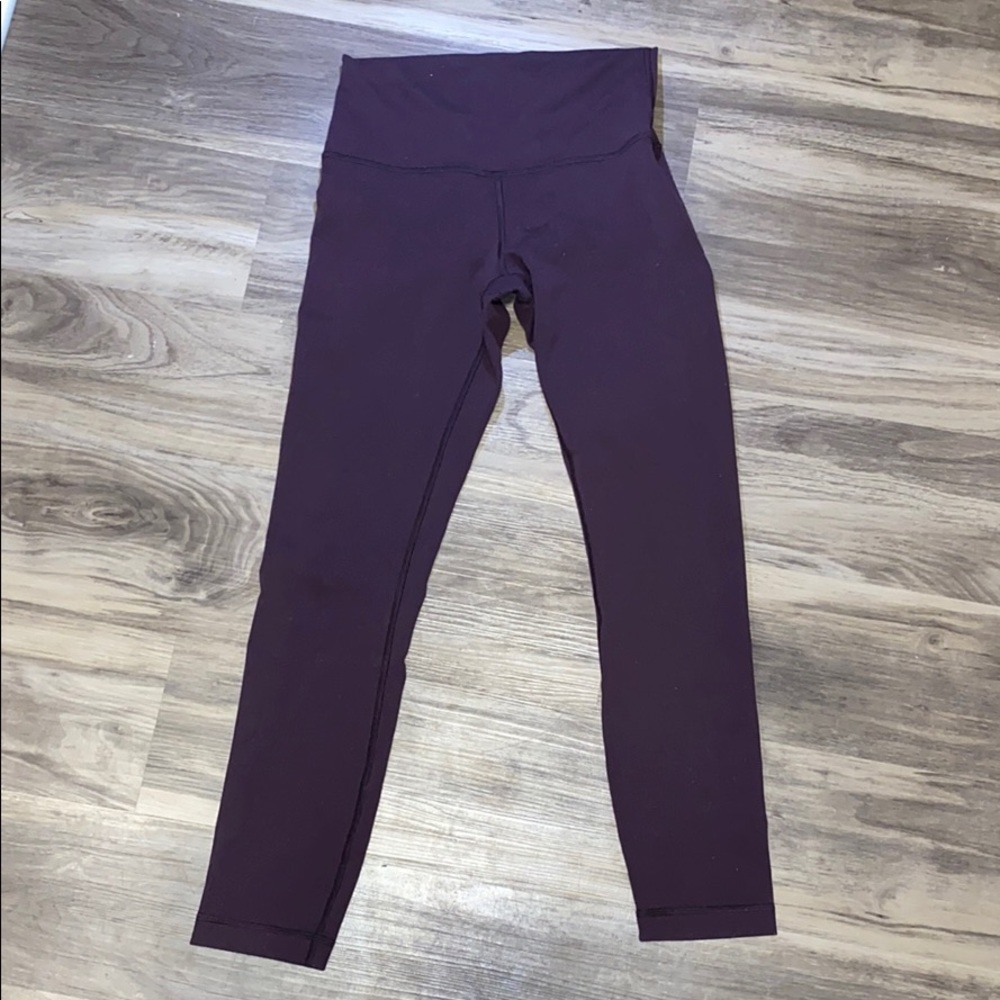 Lululemon Dark Purple Wunder Under High-Rise 7/8